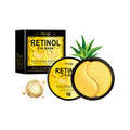 Retinol Eye Mask Anti Dark Circles Eyes Bags Skin Firming Collagen Moisturizing Aloe Repair & Firming Brighten Under Eye Patches Qme 60pcs Boxed