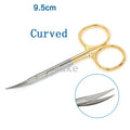 Dental Surgical Scissors Stainless Steel Needle Holder Plier Straight Qme curved tip
