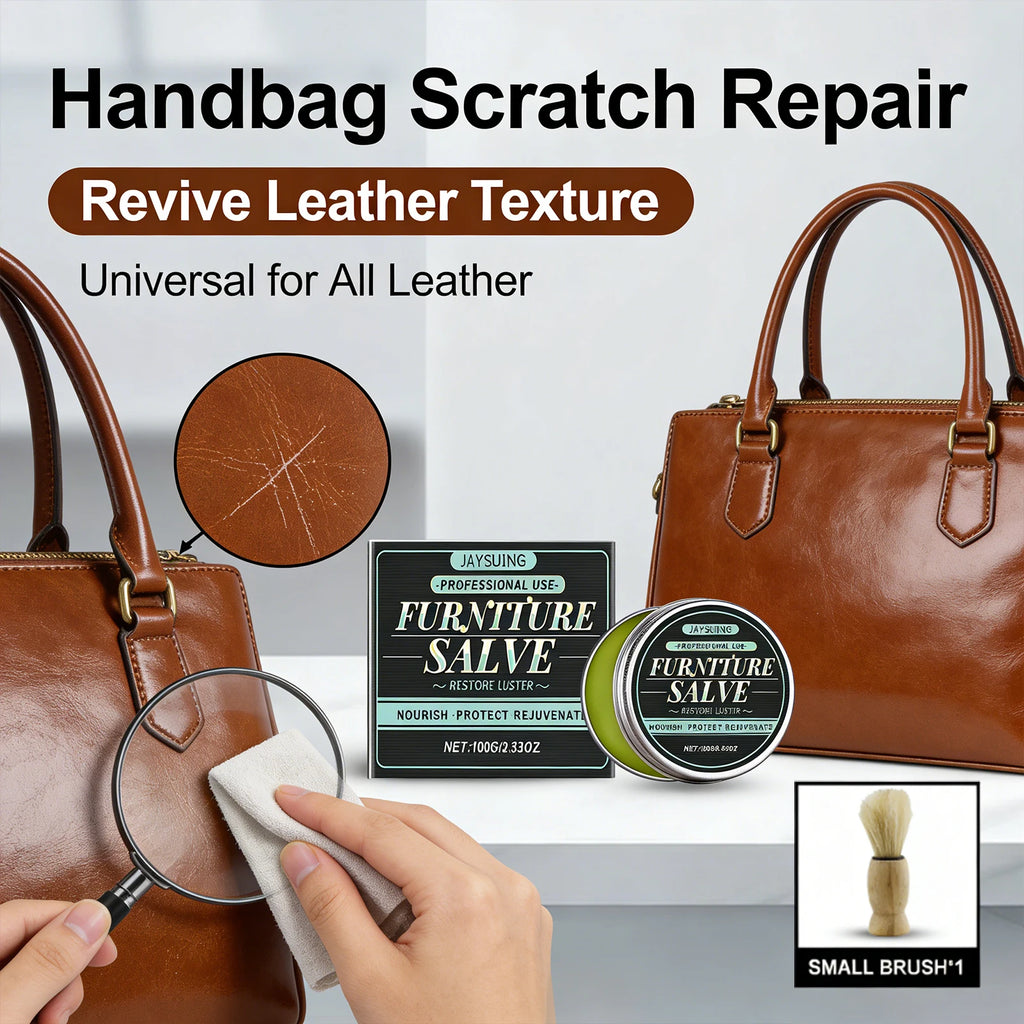 Leather Furniture Care Ointment Deeply Nourishing Leather Fiber Restoring Softness Remove Scratches High-End Leather Maintenance Qme