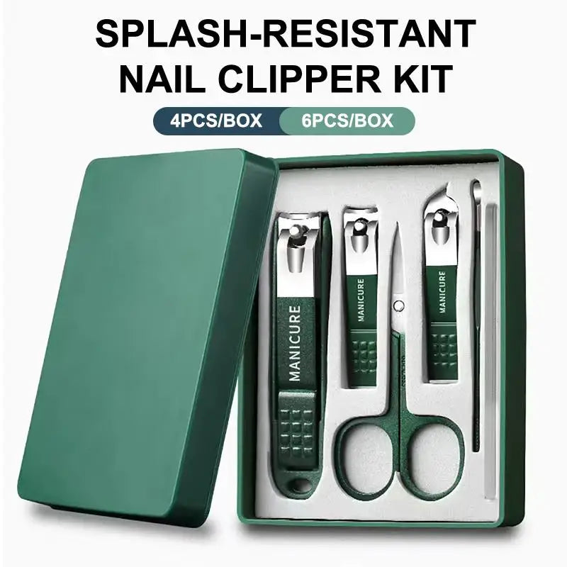 Complete 4 Nail Care Stainless Steel Clippers Pedicure Tools Home Qme