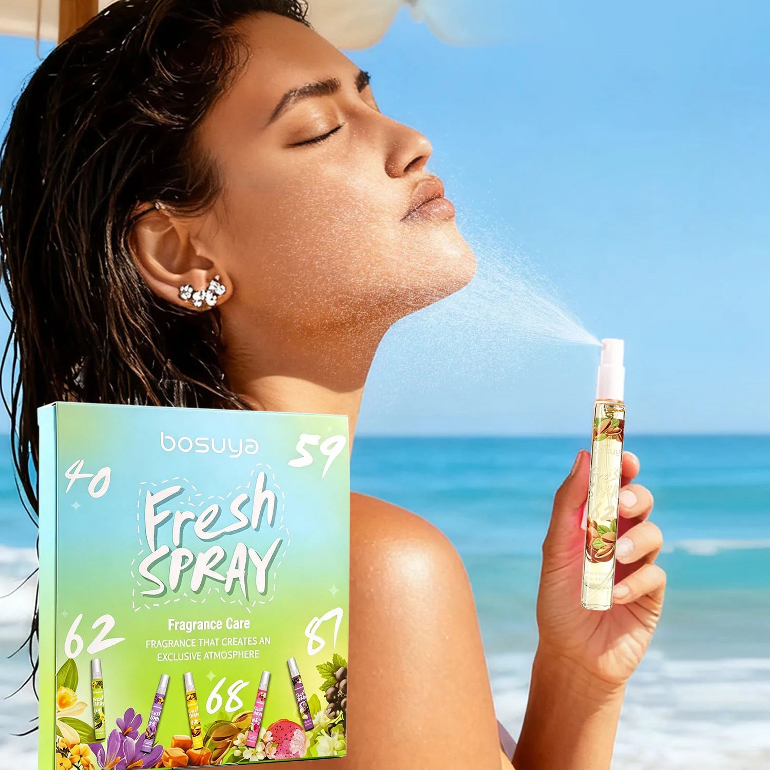 Flower Fruit Fragrance Spray Lasting Fresh Charming Ideal Holiday Qme