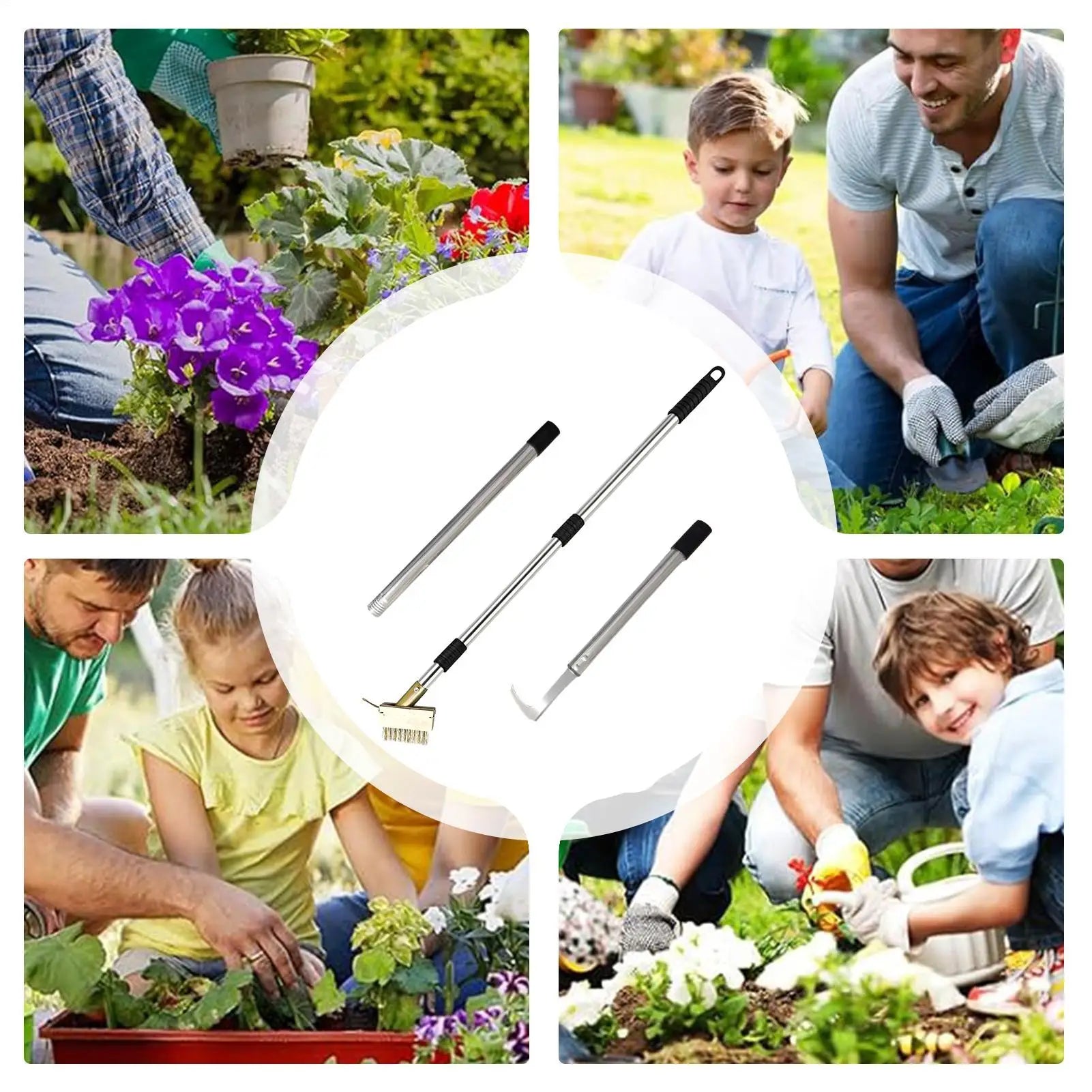 Crevice Weeder Comfort Grip Gardening Cleaning Remover Crack Weeder Crevice Weeding Tool For Outdoor Garden Yard Lawn Pathway Qme