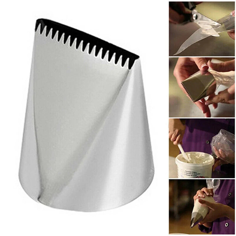 1Pc Extra Large Icing Piping Nozzles Cake Decorating Pastry Tip Sets Cake Tools. Qme
