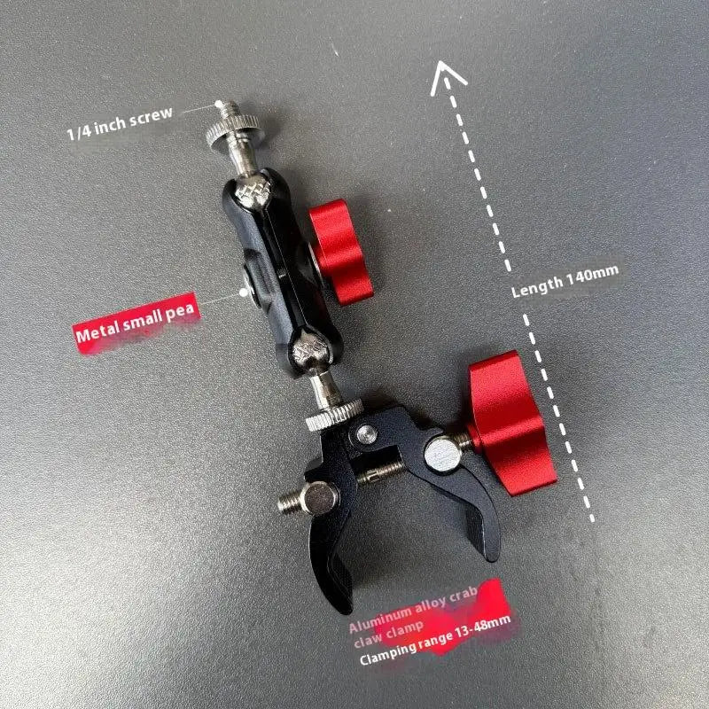 Photography Accessories Camera Metal Clamp Double Ball Head Magic Arm Qme Style1