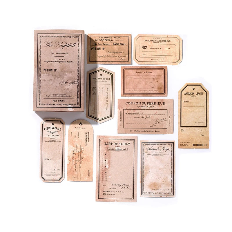 30 pcs/lot Vintage INS Loose leaf memo pad DIY Diary Album Scrapbooking hand made Stationery Craft Supplies Qme 2