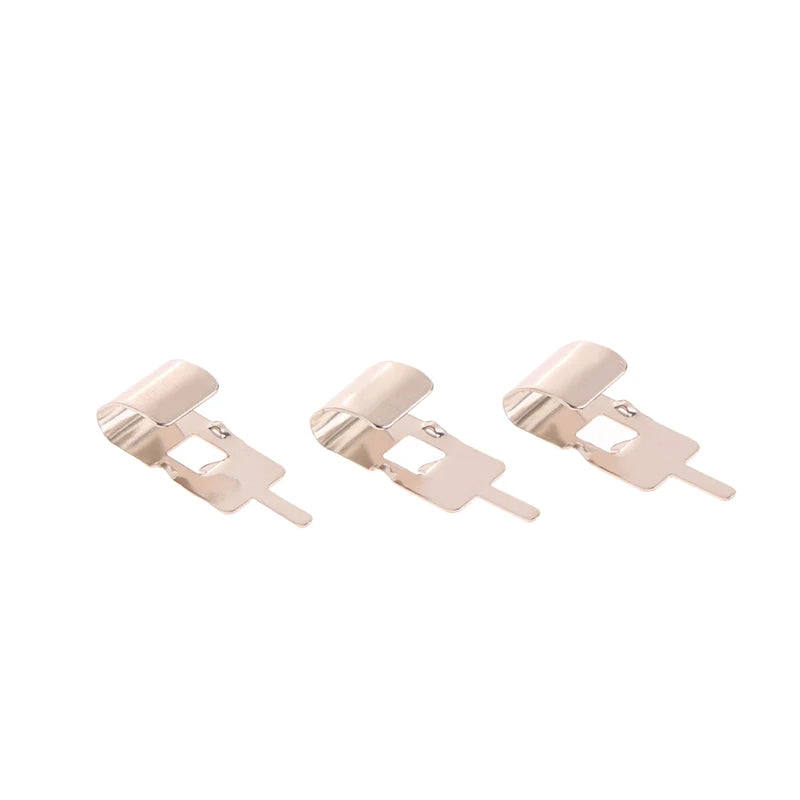 Durable Spring Steel Clip 18650 Battery Contact Insert Holder Qme