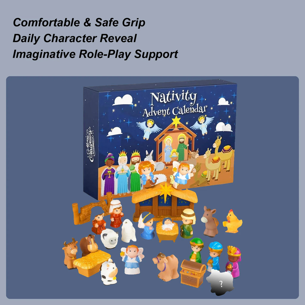 2025 Countdown Calendar 25 Days Nativity Toys Jesus Story Christmas Qme China Mainland other