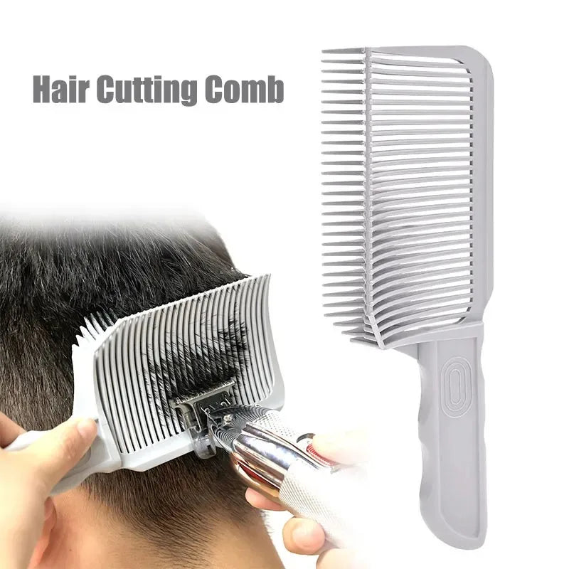 Fading Comb Professional Barber Clipper Blending Flat Hair Cutting Qme