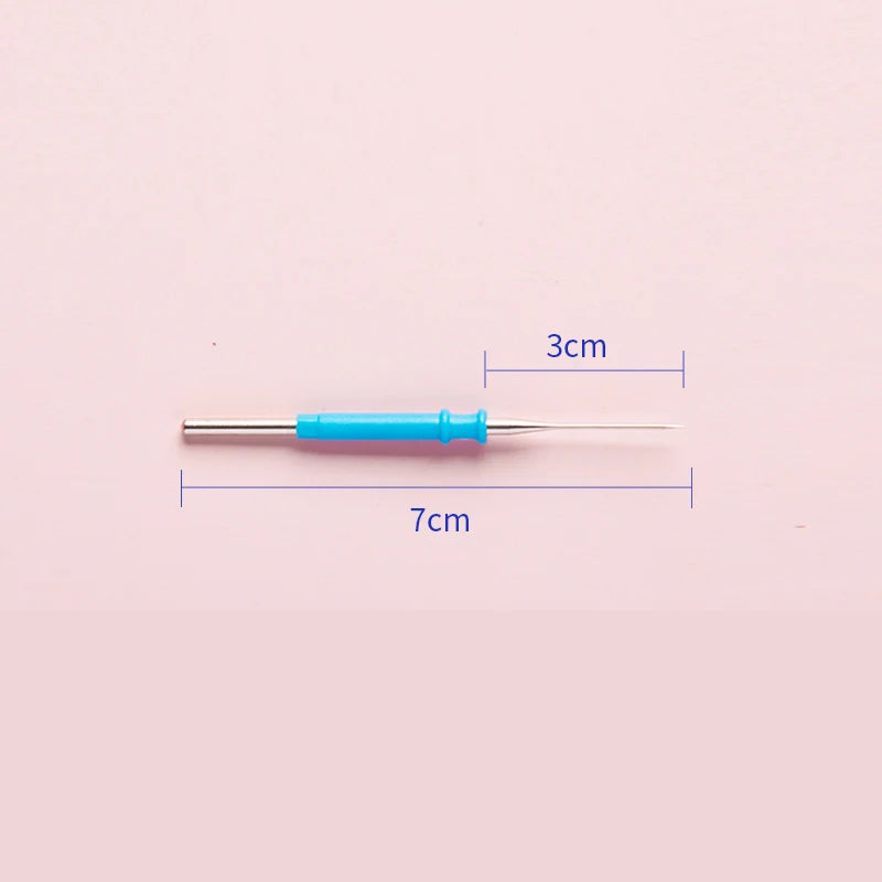 Universal Needle Tip Flat Knife Filiform Fine Surgical Cosmetic Qme Blue