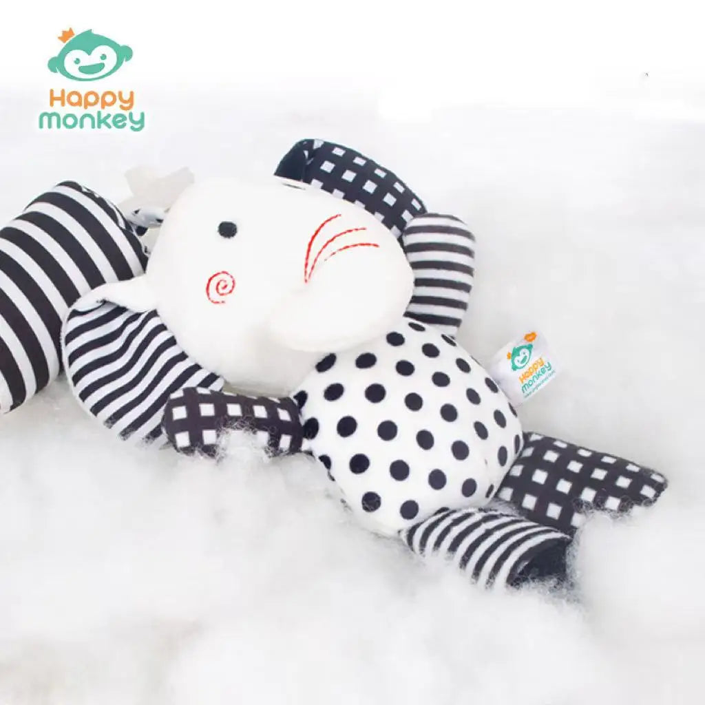 Lovely Animal Bell Hanging Decor Infant Bed Car Hanger Fluffy Plush Qme