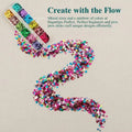 12 Grids Mini Flower Nail Glitter Colorful Mixed Circular Sequins DIY Qme Default Title