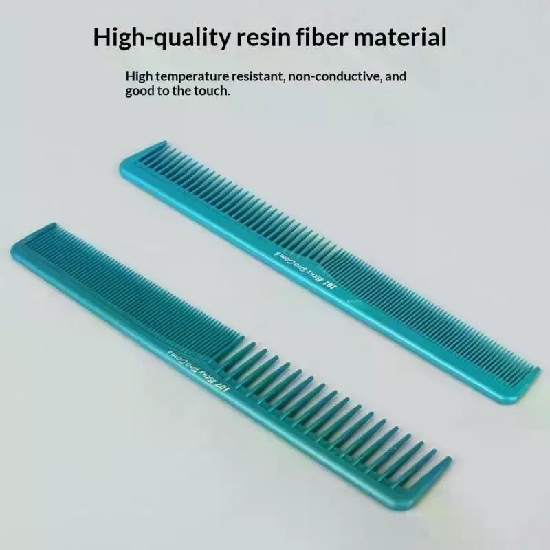 Professional Anti Static Flat Head Hair Cutting Comb Fine Tooth Qme