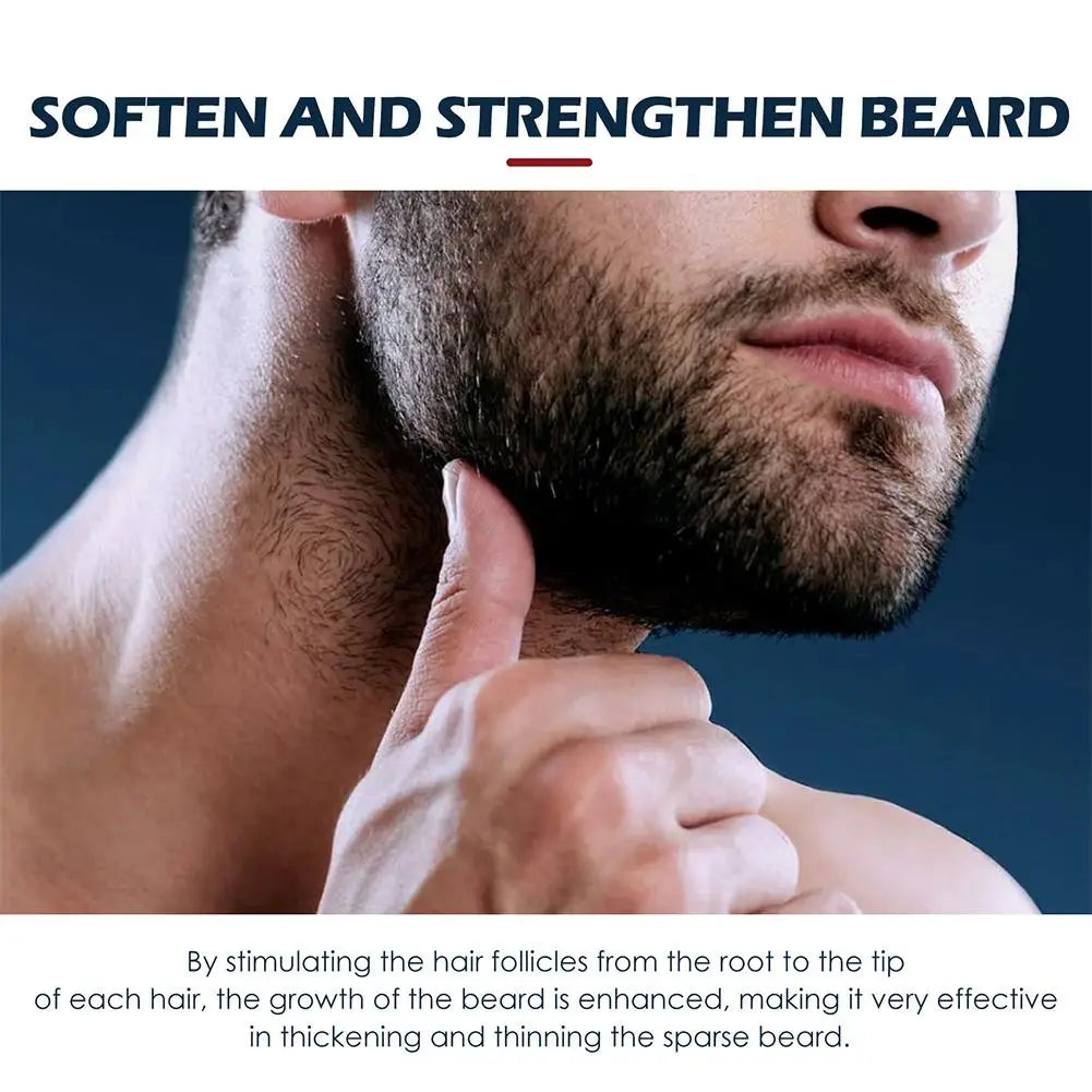 30ml Beard Care Oil For Men Beard Growth Grooming Kit Soften Strengthen Styling Beard Oil Thicker Nourish Beard Serum Beard Care Qme