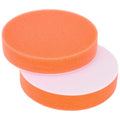 2pcs 125mm 5inch Home Polishing Pad Power ToolsBuffing Pad Cleaning Tools Orange Polishing Reusable Waxing Pads Qme Default Title
