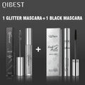 4D Black Mascara And Diamond Glitter Mascara Set Waterproof Eyelashes Curls Extension Makeup Long-lasting Lengthens Eyelash Kits Qme Mascara Sets China Mainland