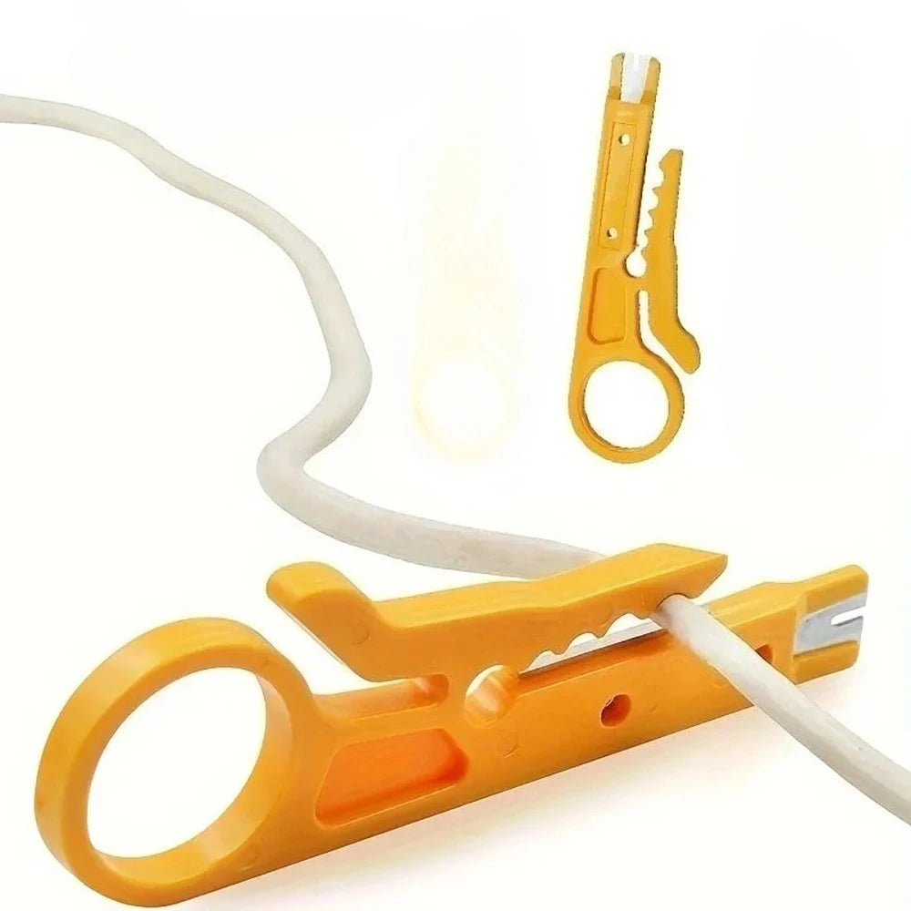 1PC Wire Stripper Knife Crimper Pliers Crimping Tool Cable Stripping Wire Cutter Multi Tools Cut Line Multifunctional Hand Tools Qme