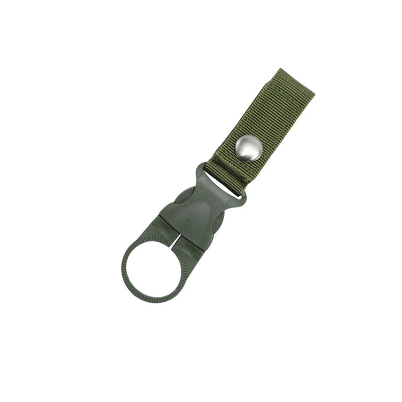 Webbing Buckle Hook Water Bottle Holder Clip Outdoor Nylon Climb Qme A2