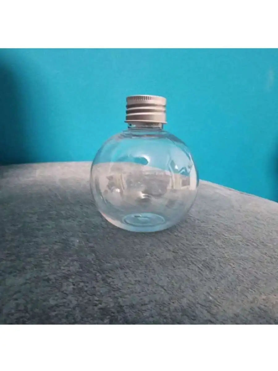 Mini Round Plastic Ball Bottles Lids Made Thickened Material Suitable Qme 1pc