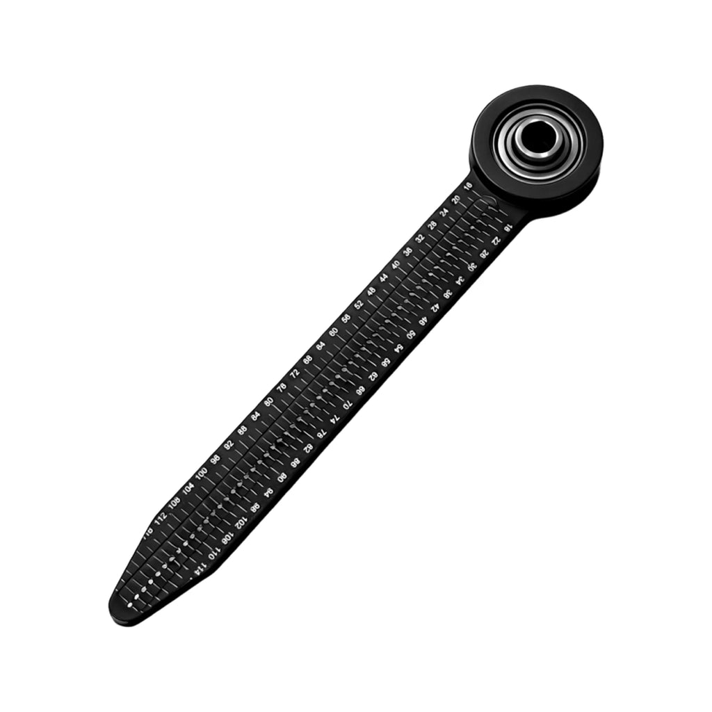 Woodworking Compass Scriber Multi-Purpose Portable Woodworking Hole Ruler Circle Maker Compass for Carpenter Architect Qme black