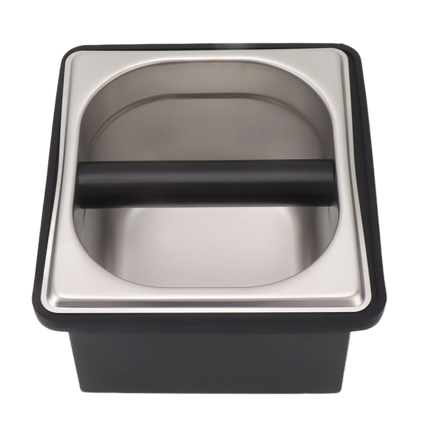 Coffee Knock Box Espresso Dump Bin for Barista Coffee Grind Anti-slip Espresso Dump Bin Grind Waste Bin Coffee Grounds Bucket Qme