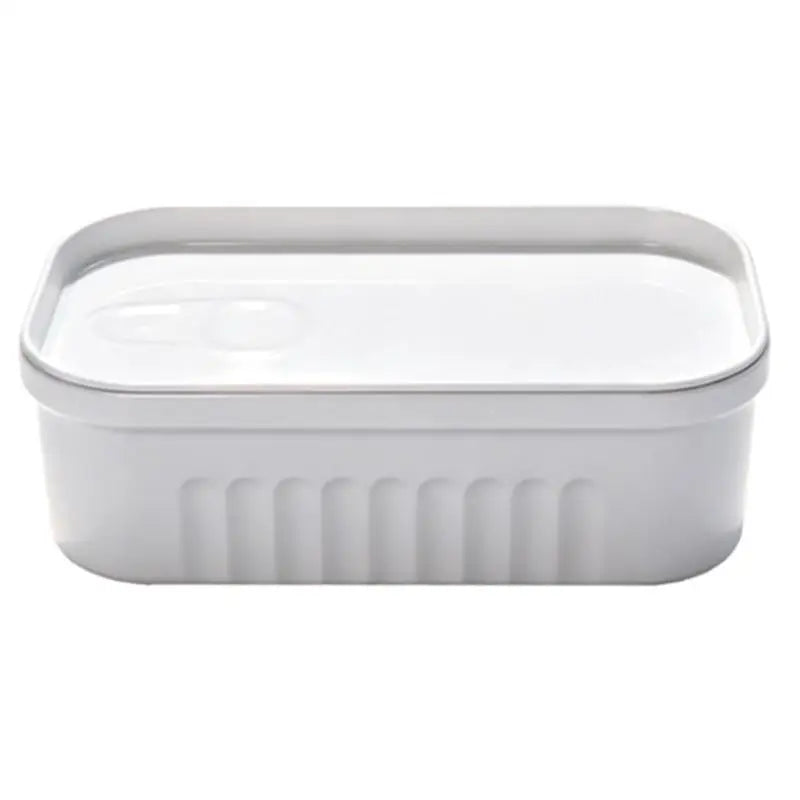 1PCS Sardine Can Shaped Storage Tin Box Portable Tinplate Material Sealed Jar With Lid For Storing Small Items Household Goods Qme A2
