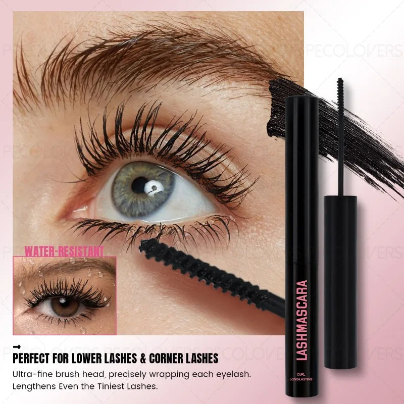 Black Mascara Creates Thick Eyelashes Waterproof Sweatproof Qme