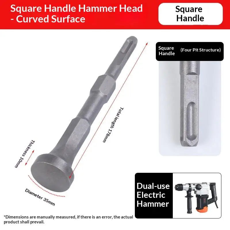 Forged Steel Drill Bit Driver 33 34 SDS Ground Rod Earth Stake Qme A2