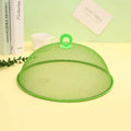 Mesh Food Cover Protective Round Shape Dish Lid Household Anti-flying Qme Green
