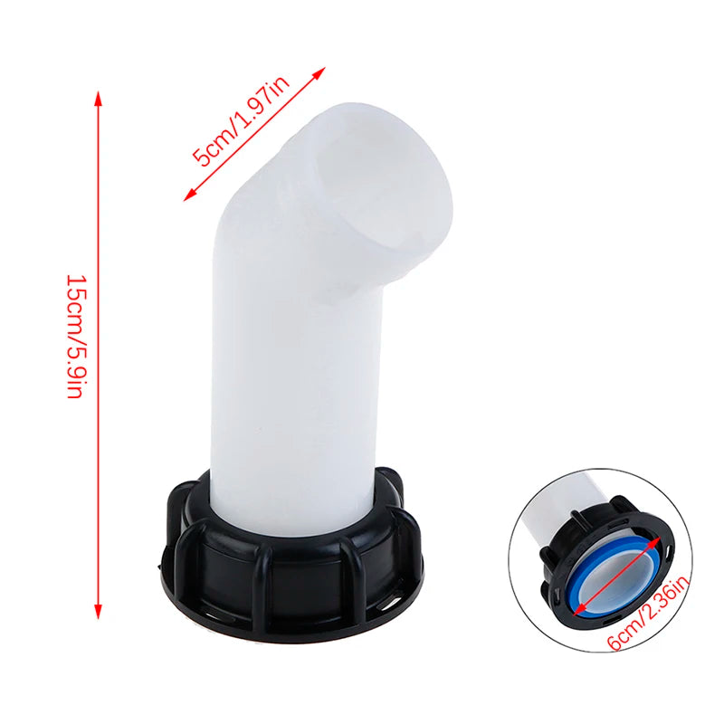 Hose Nozzle Tap Cap Valve Fitting Thread IBC Tank Adapter Extension Qme Default Title