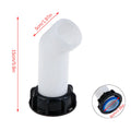 Hose Nozzle Tap Cap Valve Fitting Thread IBC Tank Adapter Extension Qme Default Title