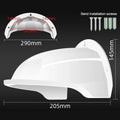 Universal Sun Rain Shade Camera Cover Shield Nest Ring Arlo Dome Qme white