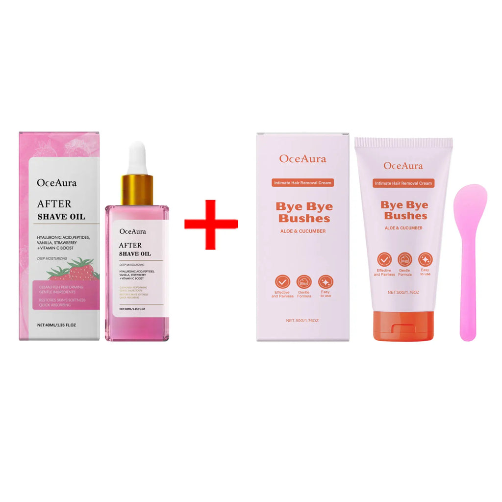 Woman Depilatory Cream Intimate Parts Hair Growth Inhibitor Anti Dry Prevent Black Spots After Shave Oil Body Hair Removal Cream Qme Hair Removal Set