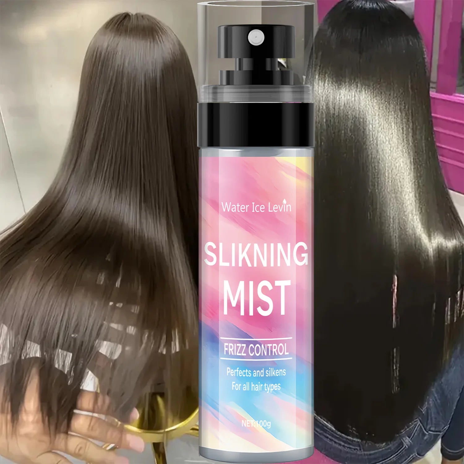 100ml, Hair Care Spray, Innovative Technology for All-Round Care, Creates a Natural Lotus-Like Feel, Residue-Free Texture, No-Wash Long-Lasting Styling and Volume Qme