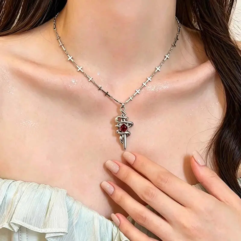Adjustable Pendant Necklace Exquisite Fairy Design Tarnish Resistant for Women Daily Wear Cocktail Party Holiday Gifts Qme