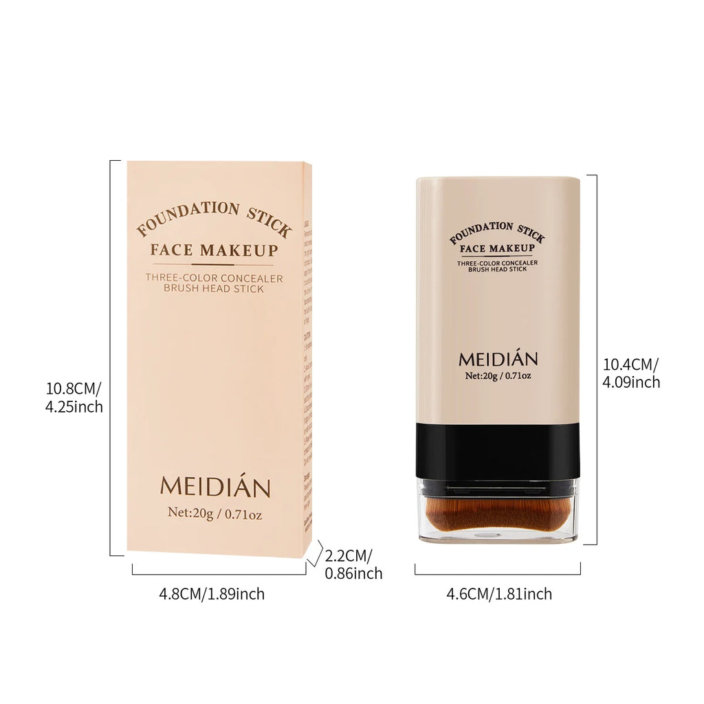 Foundation Make-up Stick Light Thin Moisturizing Delicate Qme