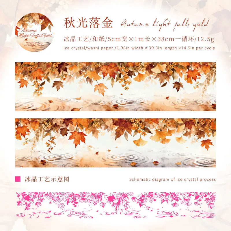 1 Roll Floral Tassel Theme Washi Tape for DIY Journal, Photo Frame Collage, Scrapbook Material, Phone Case Decoration Qme 3