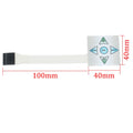 5 keys Matrix array 1x5 membrane switch keypad keyboard control panel 40*40mm. Qme 1pc