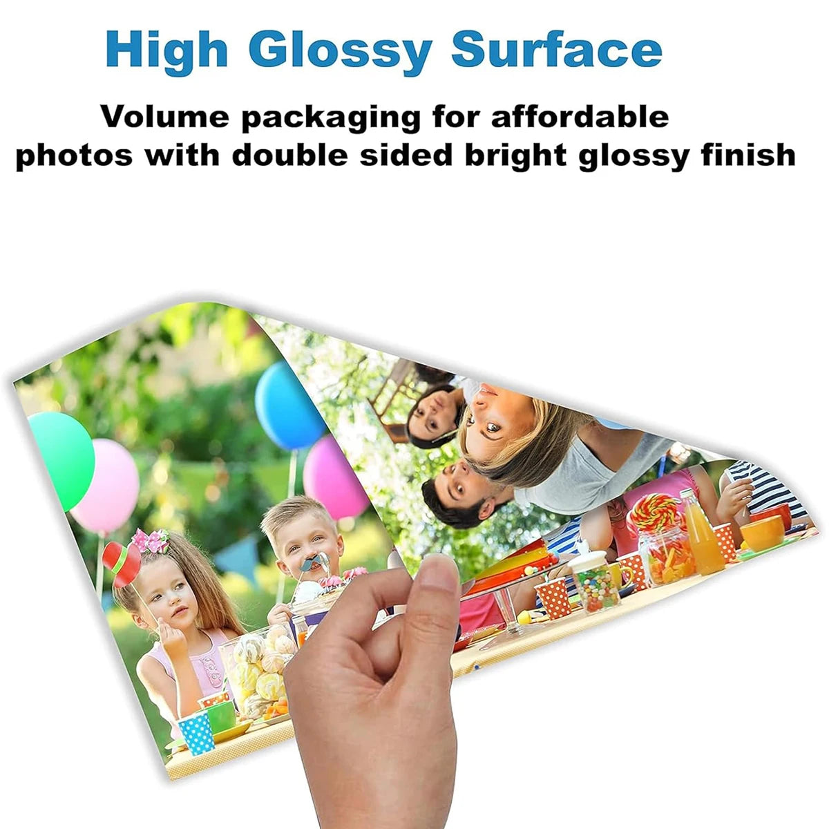 A3 Double Sided Glossy Photo Paper 11.7X16.5Inches Thick 200gsm Picture Paper for Inkjet Printer Dye Ink for Calendar Menu Qme