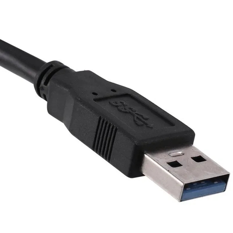 USB 3.0 To SATA 7PIN+15PIN Easy Drive Cable 2.5" 3.5" SSD HDD Hard Drive 10TB 5Gbps Support Expansion Line Expanding Connector Qme