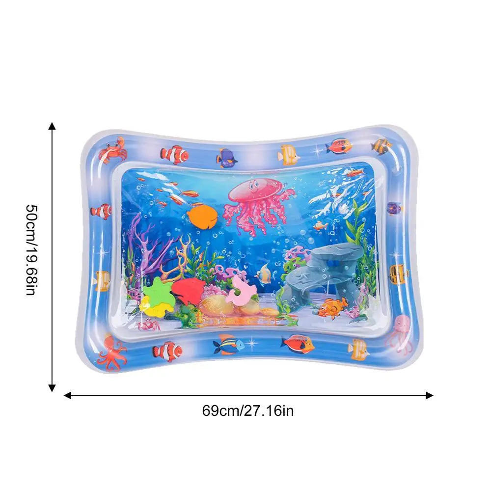 Water Sensory Play Mat Thickened Water Sensory Pad Water Sensor Mat Water Sensory Playmat With Fish Sea Ocean Theme Sensory Toy Qme PURPLE China Mainland