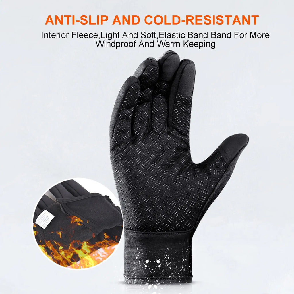 1pairHeated Cycling Gloves Hand Warmer Rechargeable Heated Mittens Gloves Windproof Warm Heated Gloves Heating Gloves For Riding Qme