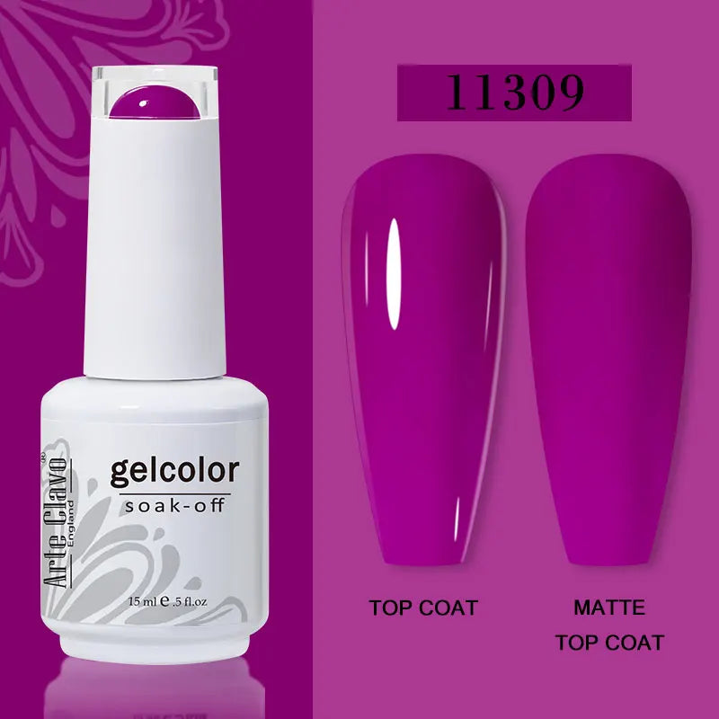 Arte Clavo Red Series Nail Polish Party Colors Gel Varnishes All