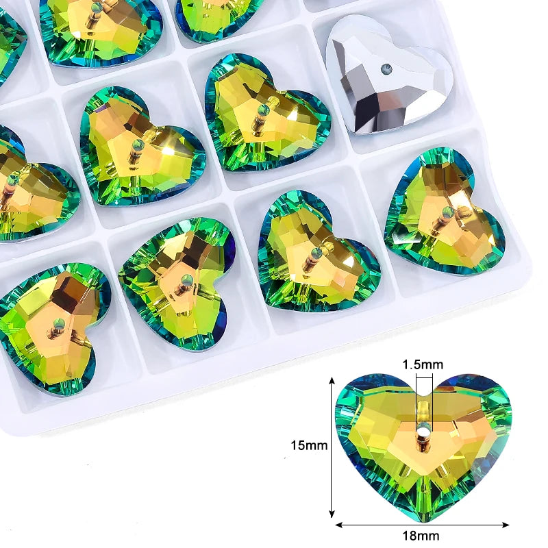 Crystal Multi -shape Pendants Shiny Single Hole Glass Beads For Jewelry Making Supplies Earring Necklace Jewelry Accessories Qme 5-12pcs