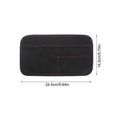 Center Console Organizer Bag Car storage bag multifunctional car organizer for Vehicle Truck SUV Van Door Qme Black