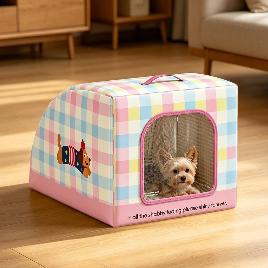 Insulated Cat House Insulated Portable Bed With Handle Indoor Cat House For Stray Pets Bedroom Living Room Balconies Courtyards Qme