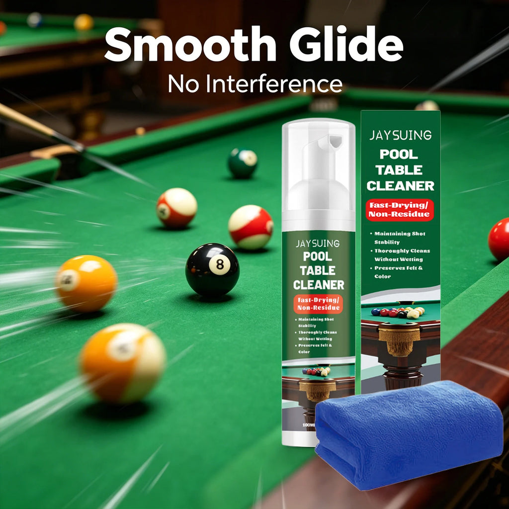 Pool Table Cleaner Removing Stubborn Stains Keep Table Smoothing Improve Ball Speed Fast-Drying Non-residue Felt Cleaning Spray Qme