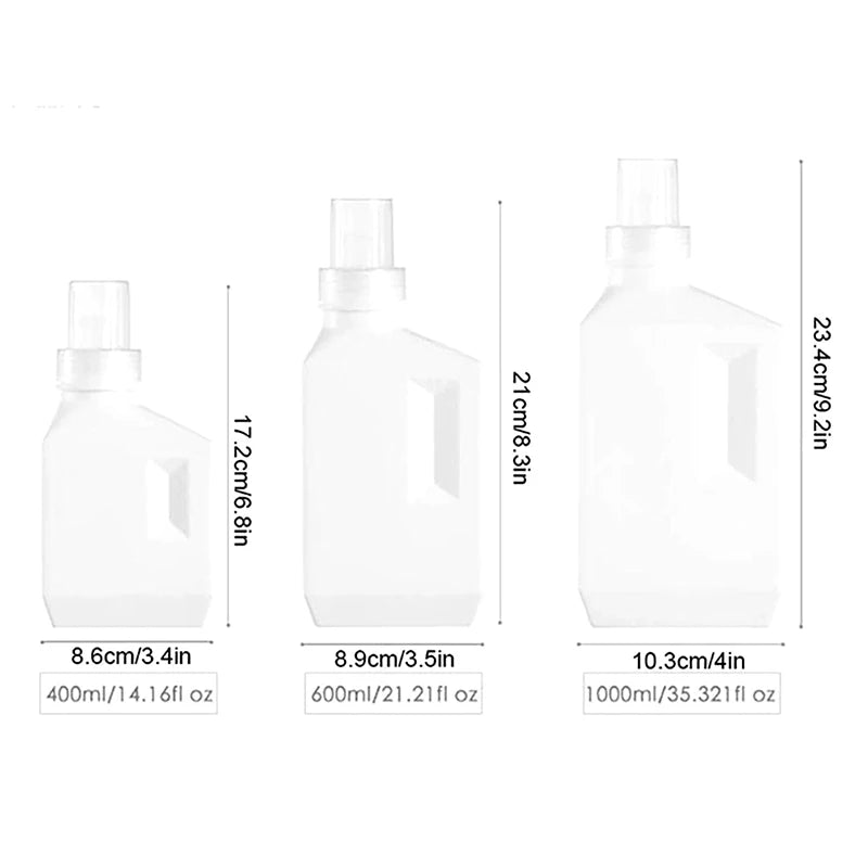 400 600 Large Capacity Household Softener Laundry Detergent Bottles Qme