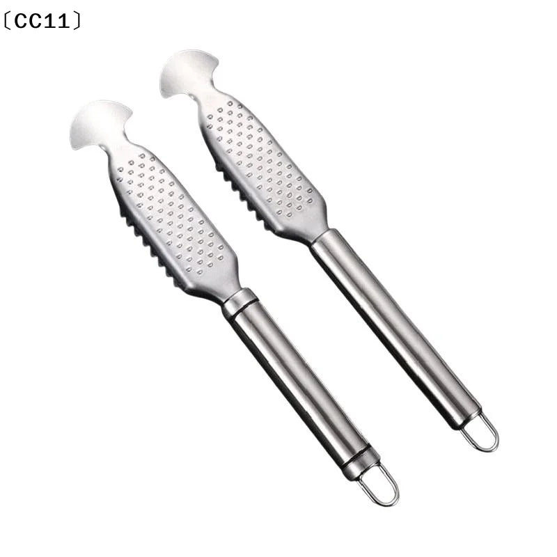 Scaler Stainless Steel Double Row Teeth Kitchen Gadgets Scale Removal Qme