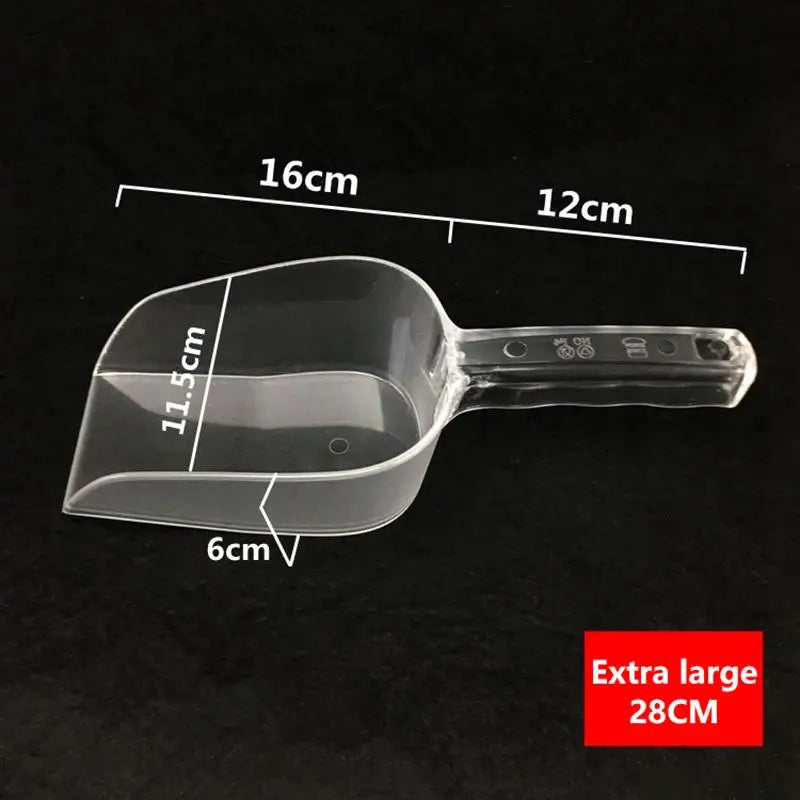 Bar Buffet Favor Party Ice Sugar Sweets Candy Clear Acrylic Scoops Qme A4