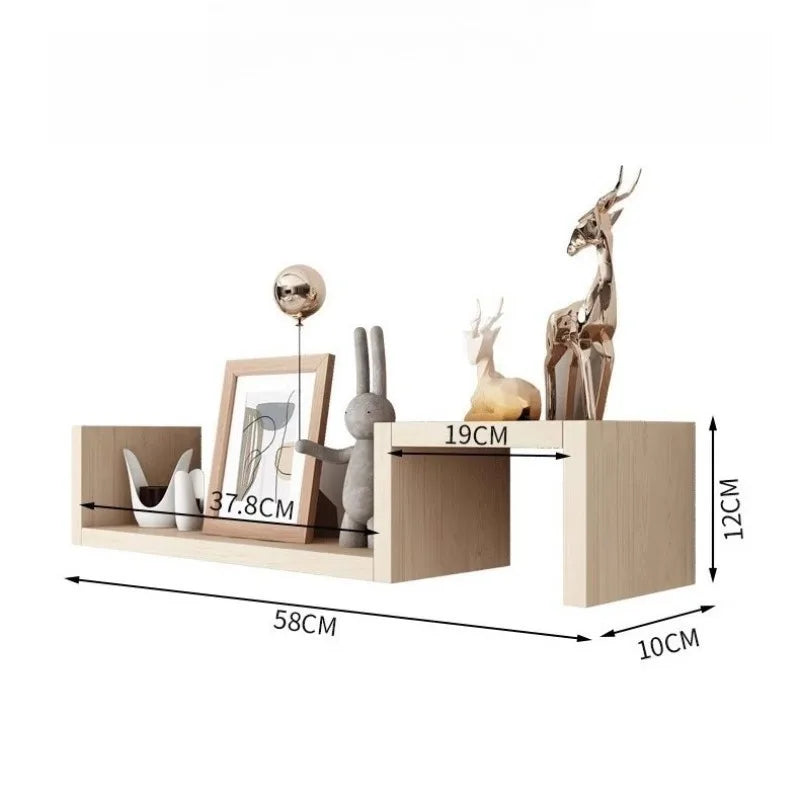 Wall Shelves Living Room Bathroom Mounted Bedroom Kitchen Qme